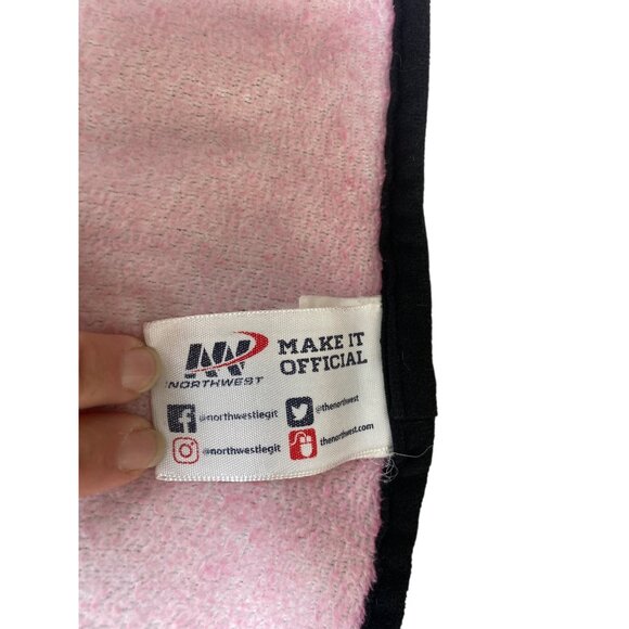 Disney Stitch "Far Out" Plush Blanket Blue Pink 42” x 60" - Picture 4 of 5